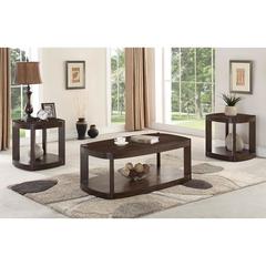 Crown Mark - Gabby Coffee Tbl w/Casters and 2 End Tables