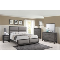 Crown Mark - Florian King Bed, D/M, Nightstand, & Chest
