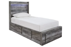 Ashley Furniture - Twin Baystorm Bed w/Storage Footboard