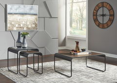 Ashley Furniture - Larzeny Coffee Table and 2 Nesting End Tables