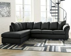 Ashley Furniture - Darcy - Black "L" Sectional