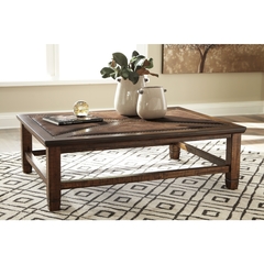 Ashley Furniture - Royard Occasional 3pc Tables Brown
