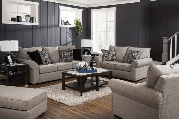 Maddox Fossil Sofa and Loveseat