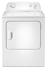 Whirlpool - 7cf White Elec Dryer-12Cycles,4Temp,Wrinkle Shield