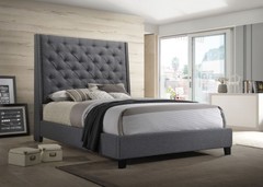 Crown Mark - Chantilly Gray Queen Bed