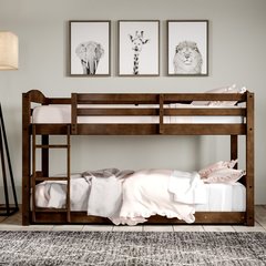 Simply Bunk Bed! - Twin Picket Captains Bed w/Trundle