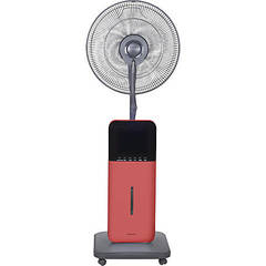 Sunheat - CZ500 Mister Fan-Red w/Bluetooth & Speakers
