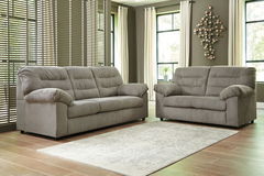 Ashley Furniture - Gosnell Grey Sofa and Loveseat