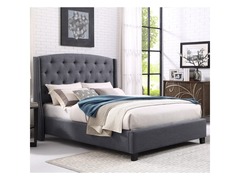 Crown Mark - Eva Grey Queen Bed