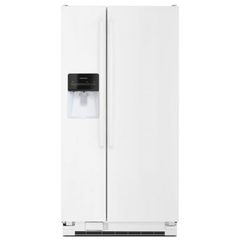 Amana - 21.2 cu ft Side-by-Side Frig w/Water&Ice - White