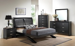Crown Mark - Galinda Arch Queen Bed, D/M, Night Stand, & Chest